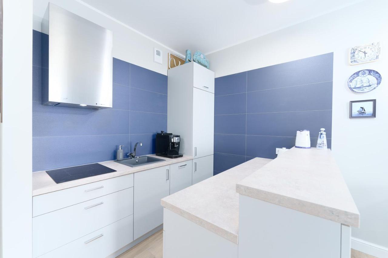 Apartament Kapitanski Z Widokiem Na Morze 4 Pietro - By Perlowa Przystan Rent Sianozety Eksteriør bilde