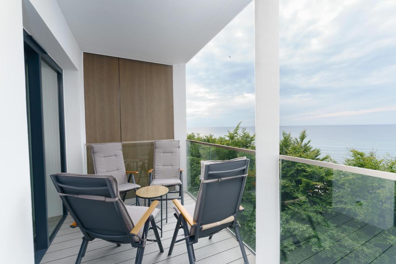 Apartament Kapitanski Z Widokiem Na Morze 4 Pietro - By Perlowa Przystan Rent Sianozety Eksteriør bilde