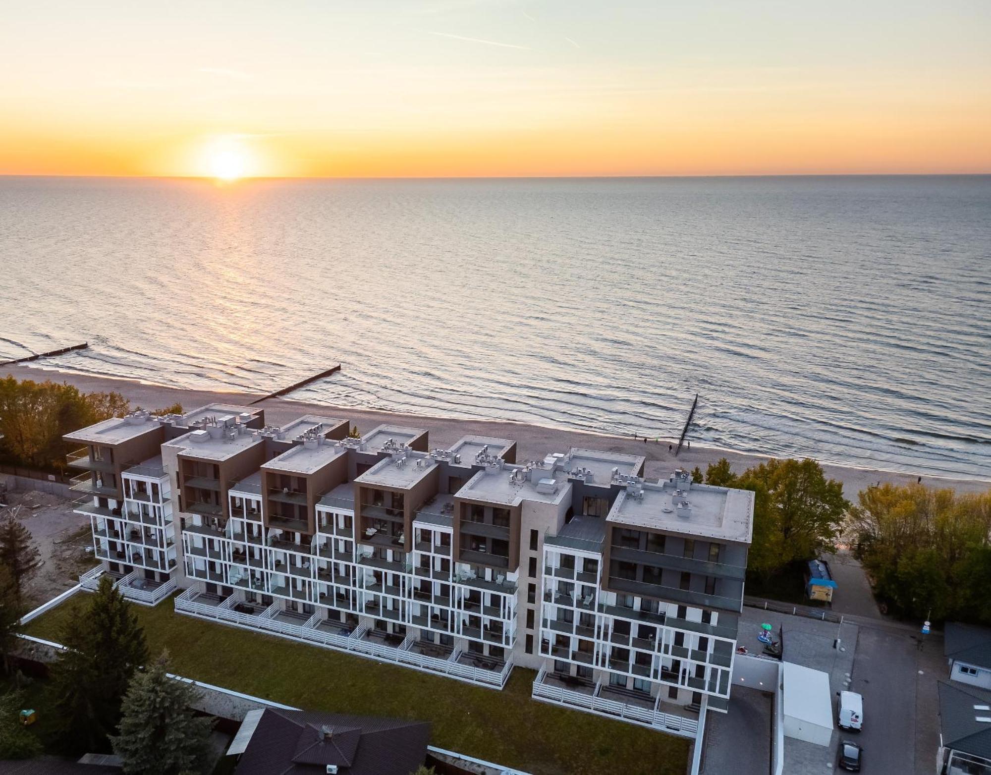 Apartament Kapitanski Z Widokiem Na Morze 4 Pietro - By Perlowa Przystan Rent Sianozety Eksteriør bilde