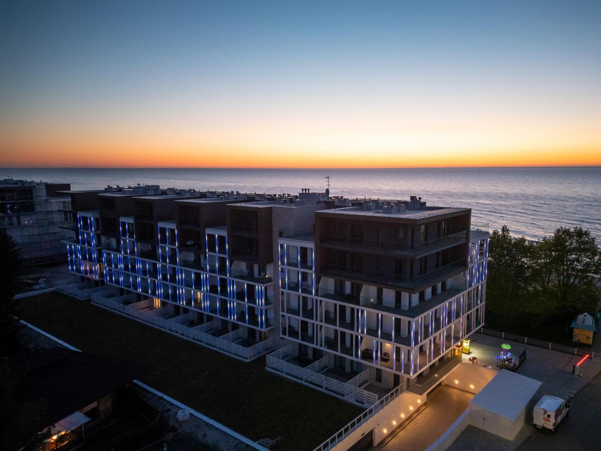 Apartament Kapitanski Z Widokiem Na Morze 4 Pietro - By Perlowa Przystan Rent Sianozety Eksteriør bilde